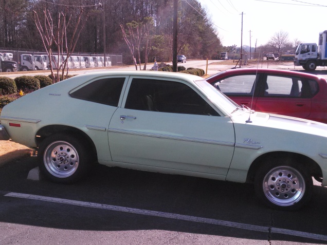 Lima Bean colored Ford Pinto